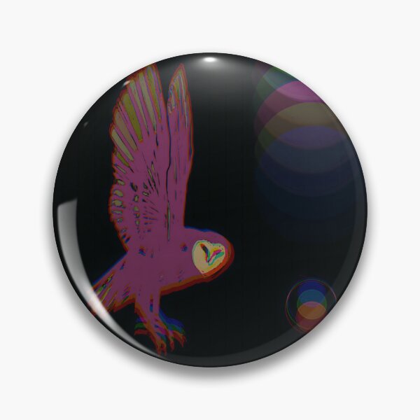 Item preview, Glitch Owl with Geometric Symbols designed and sold by MikZviagin.