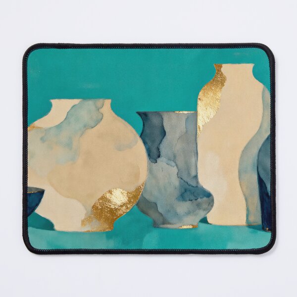 Item preview, Elegant gold and blue vases designed and sold by paulrommer.