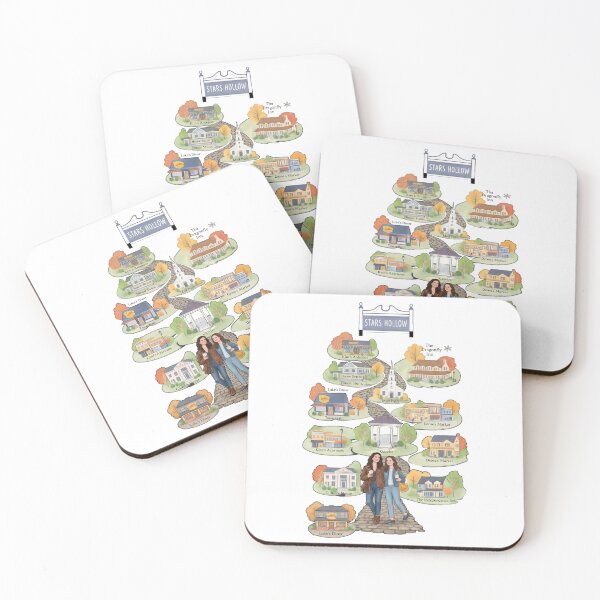 Item preview, Stars Hollow Map designed and sold by COFFEEWITHARTS.