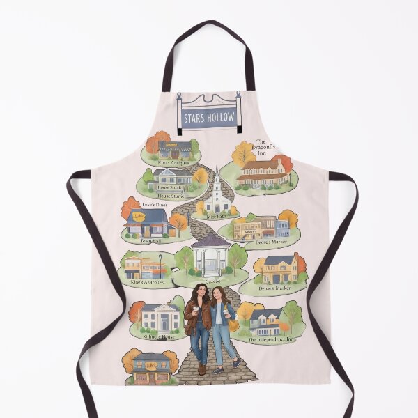 Aperçu de l'œuvre Carte de Stars Hollow créée et vendue par COFFEEWITHARTS.