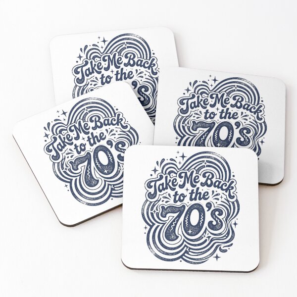 Item preview, Take Me Back to the 70s Retro Vintage Seventies Design designed and sold by Mellow Doodle Co..