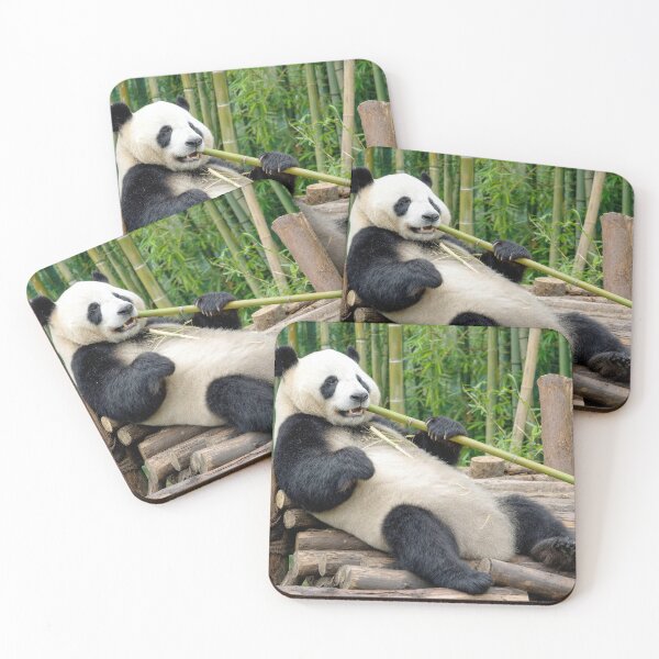 Item preview, Panda Chewing on a Bamboo Stalk designed and sold by Maria Dryfhout.