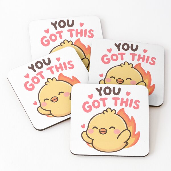 Item preview, You Got This Fire Duck - Cute Motivational Meme designed and sold by Duck lovers.