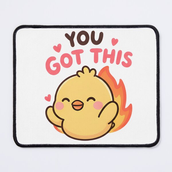 Item preview, You Got This Fire Duck - Cute Motivational Meme designed and sold by Duck lovers.