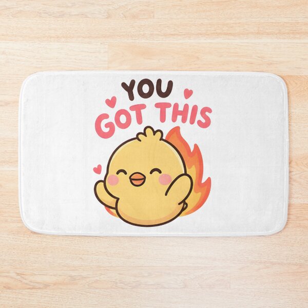 Item preview, You Got This Fire Duck - Cute Motivational Meme designed and sold by Duck lovers.