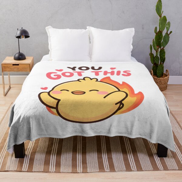 Item preview, You Got This Fire Duck - Cute Motivational Meme designed and sold by Duck lovers.