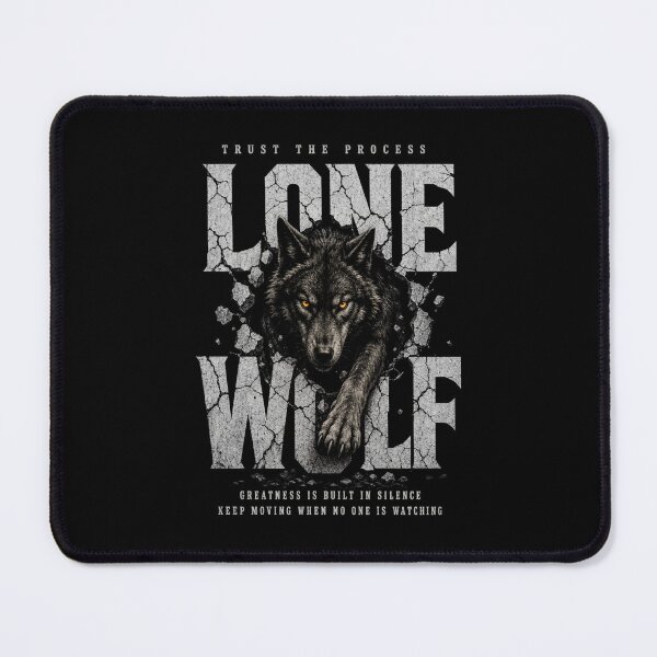 Item preview, Lone Wolf Trust The Process Motivational Streetwear  designed and sold by MOCH- ART.