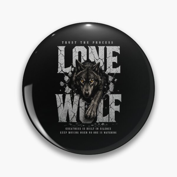 Item preview, Lone Wolf Trust The Process Motivational Streetwear  designed and sold by MOCH- ART.