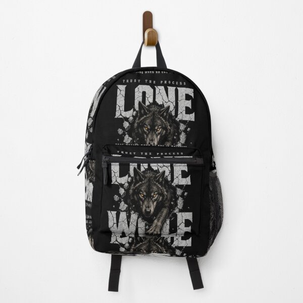 Item preview, Lone Wolf Trust The Process Motivational Streetwear  designed and sold by MOCH- ART.