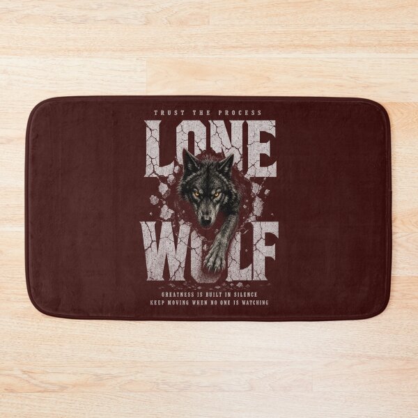 Item preview, Lone Wolf Trust The Process Motivational Streetwear  designed and sold by MOCH- ART.