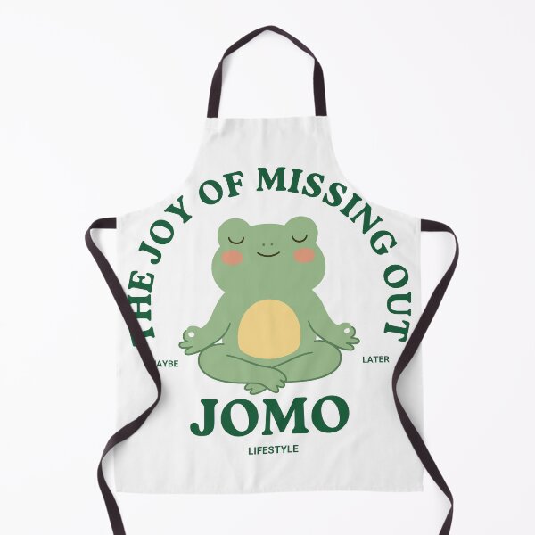 Item preview, JOMO The Joy of Missing Out Meditating Frog Cute Mindfulness Lifestyle designed and sold by HYPNK.