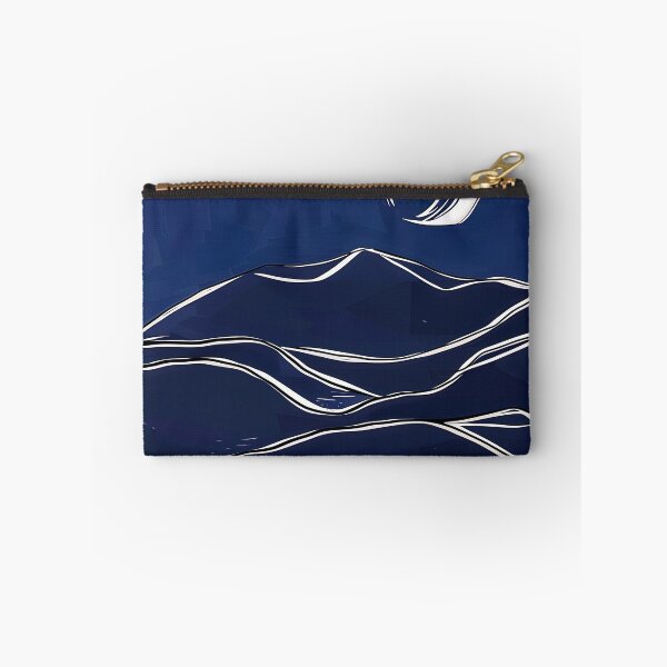 Item preview, Desert dunes - Blue Abstract Art designed and sold by shadow-bloom.