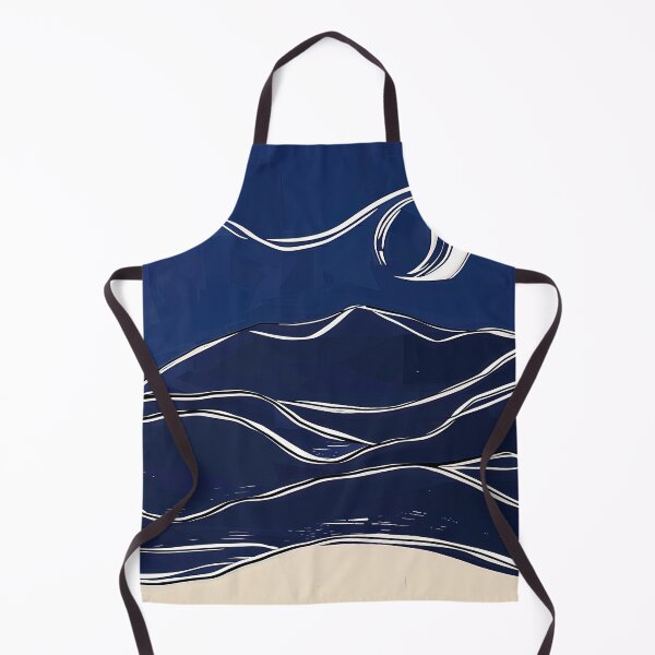 Item preview, Desert dunes - Blue Abstract Art designed and sold by shadow-bloom.