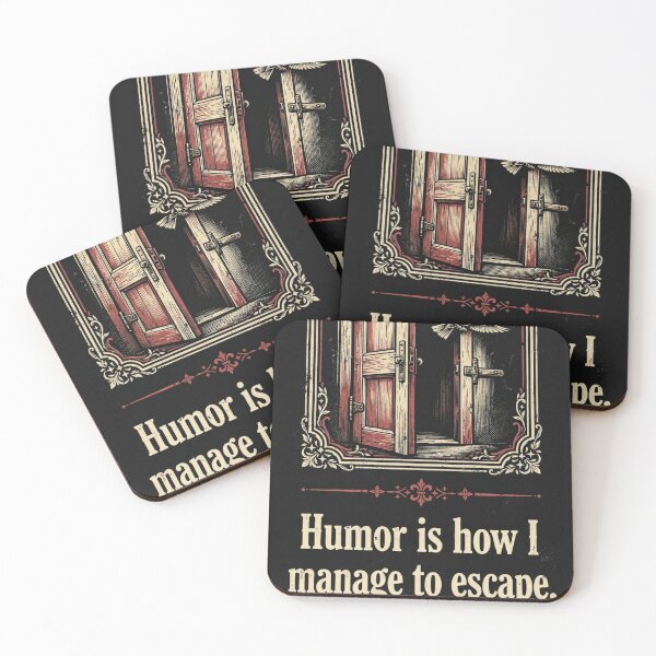 Item preview, Humor Is How I Manage to Escape — Vintage Circus Poster T-Shirt designed and sold by The Inner Howl.