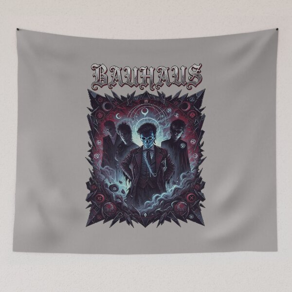 Item preview, Bauhaus Blue Tint Band Photo Graphic-89 designed and sold by BerlynnQuinton.