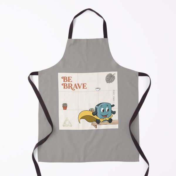 Item preview, Be Brave Flying Toaster Superhero Cartoon-25th designed and sold by BerlynnQuinton.