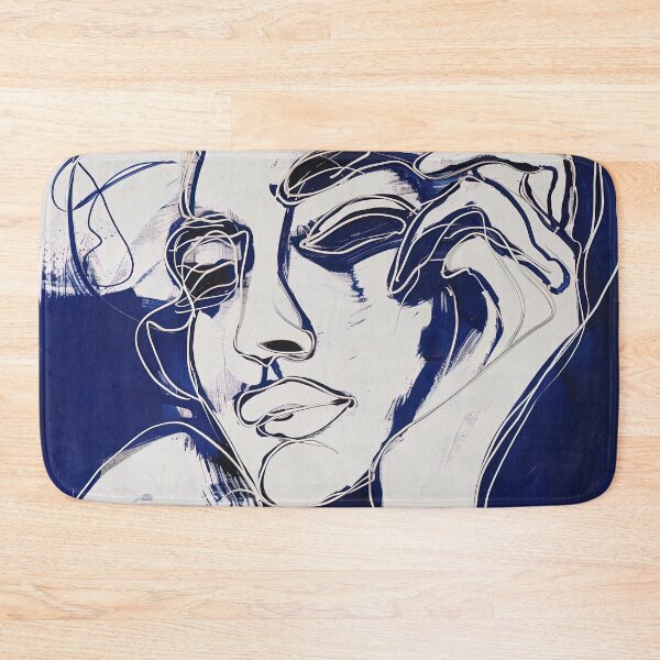 Item preview, Desire - Blue Abstract Art designed and sold by shadow-bloom.
