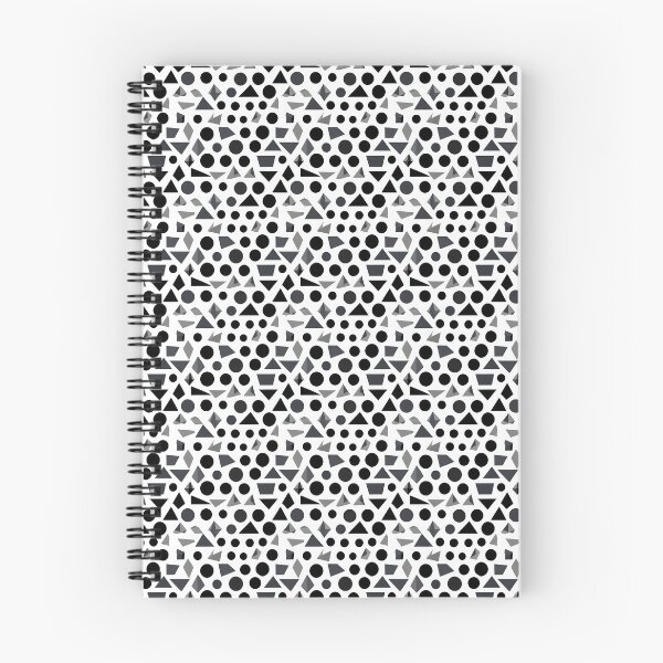 Item preview, Small gray and black geometric shapes on a white background designed and sold by Beleza e Estilo.