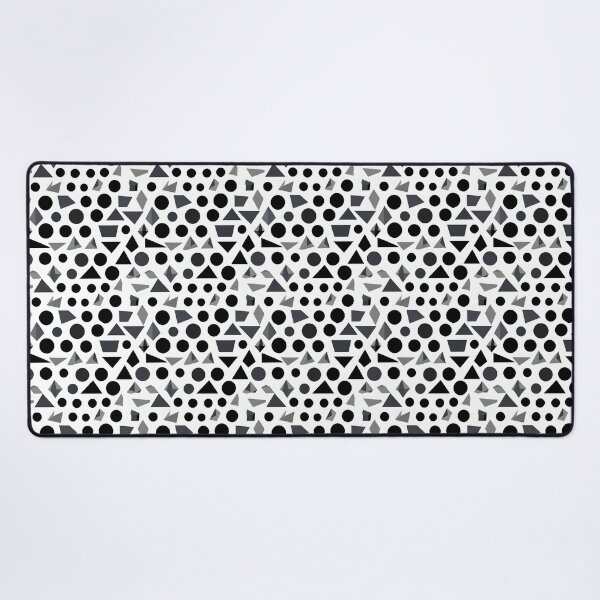 Item preview, Small gray and black geometric shapes on a white background designed and sold by Beleza e Estilo.