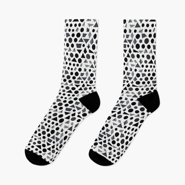 Item preview, Small gray and black geometric shapes on a white background designed and sold by Beleza e Estilo.