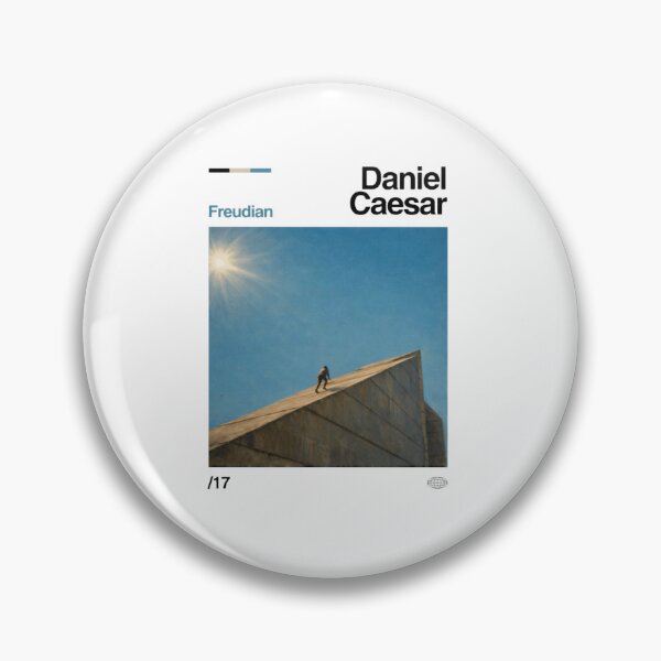 Item preview, Daniel Caesar Freudian Minimalist Oil Painting designed and sold by NiremmeeArt.