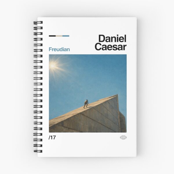 Item preview, Daniel Caesar Freudian Minimalist Oil Painting designed and sold by NiremmeeArt.