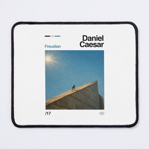 Item preview, Daniel Caesar Freudian Minimalist Oil Painting designed and sold by NiremmeeArt.