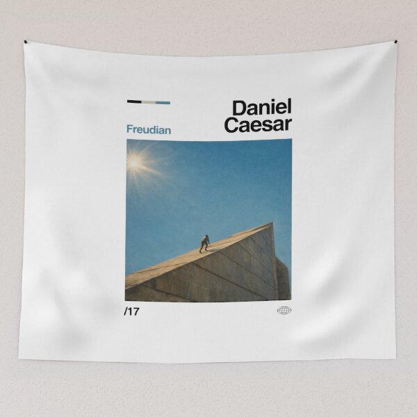 Item preview, Daniel Caesar Freudian Minimalist Oil Painting designed and sold by NiremmeeArt.