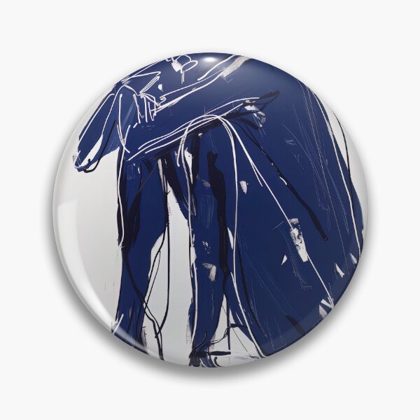 Item preview, Despair - Blue Abstract Art designed and sold by shadow-bloom.