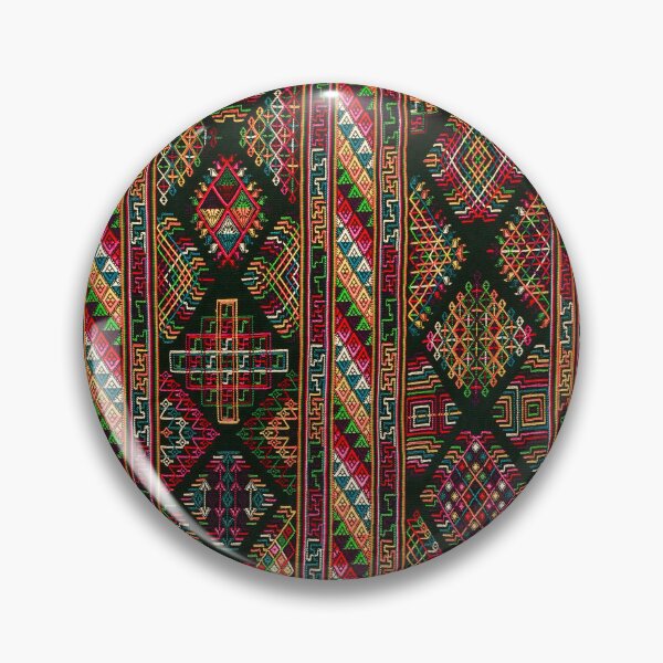 Item preview, Vibrant Tribal Embroidery Geometric Pattern designed and sold by Galaxato.