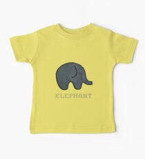 (r)ELEPHANT & cute Baby Elephant Baby Tee
