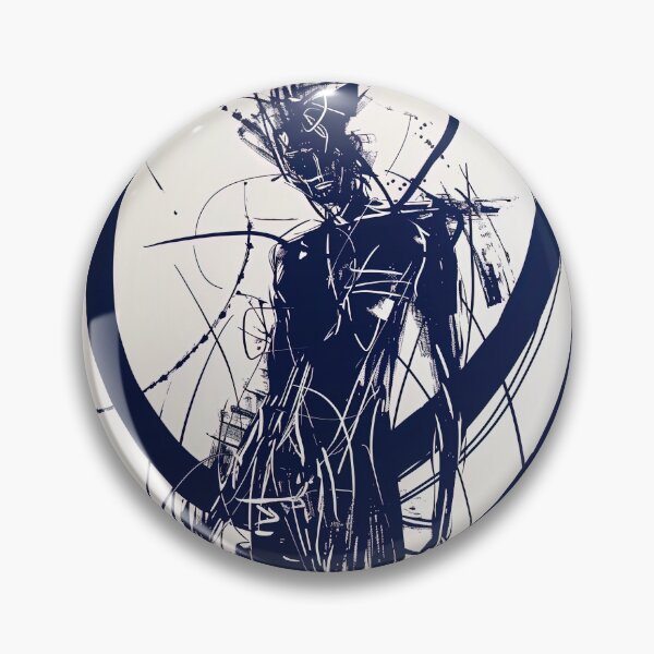 Item preview, Destroyer god - Blue Abstract Art designed and sold by shadow-bloom.