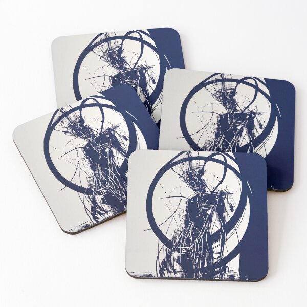 Item preview, Destroyer god - Blue Abstract Art designed and sold by shadow-bloom.