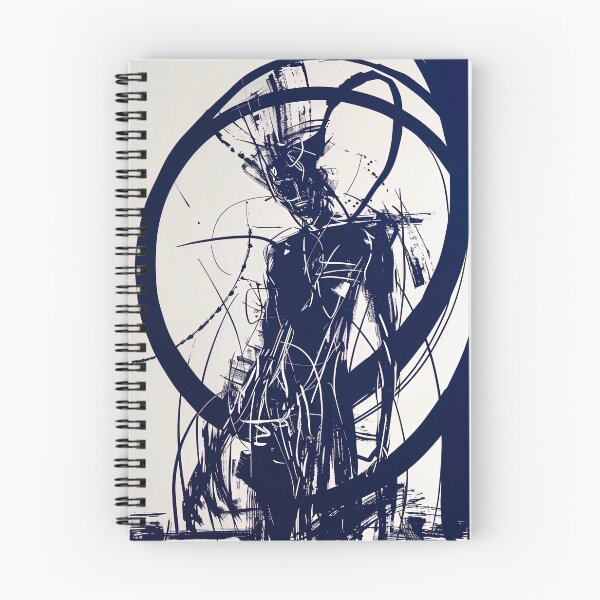 Item preview, Destroyer god - Blue Abstract Art designed and sold by shadow-bloom.