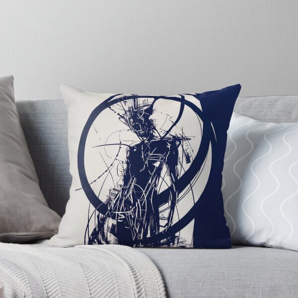 Item preview, Destroyer god - Blue Abstract Art designed and sold by shadow-bloom.