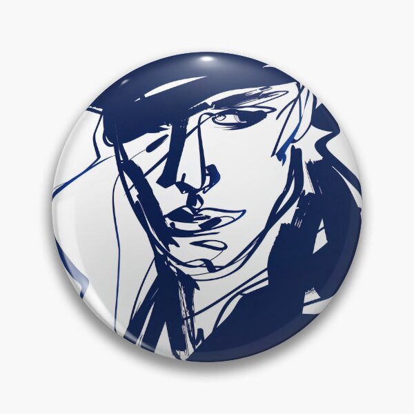 Item preview, Detective - Blue Abstract Art designed and sold by shadow-bloom.