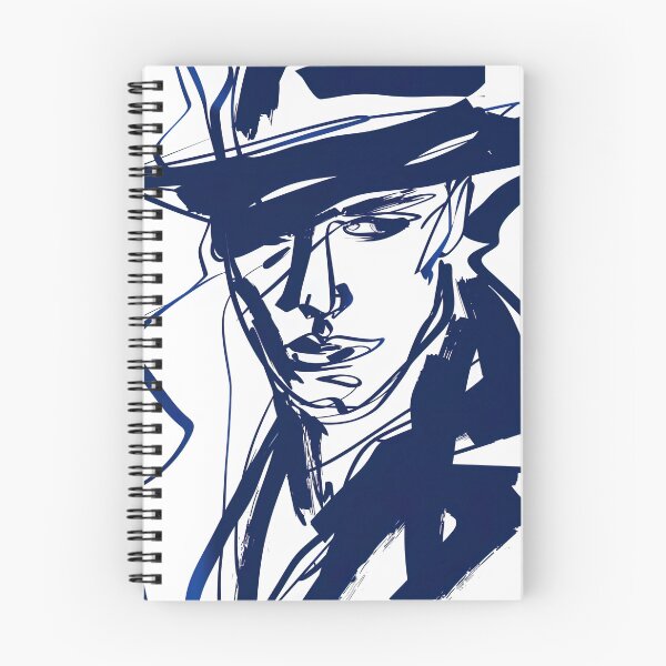 Item preview, Detective - Blue Abstract Art designed and sold by shadow-bloom.