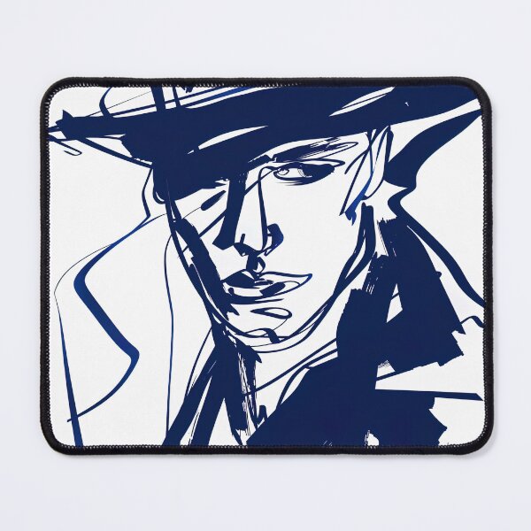 Item preview, Detective - Blue Abstract Art designed and sold by shadow-bloom.