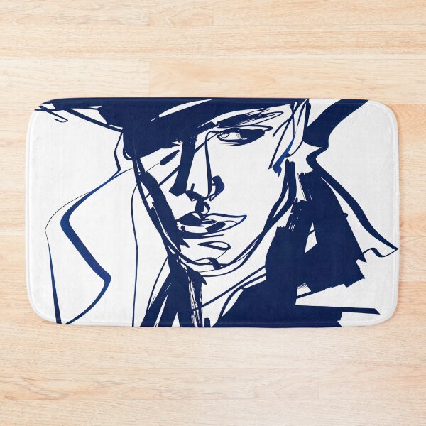 Item preview, Detective - Blue Abstract Art designed and sold by shadow-bloom.