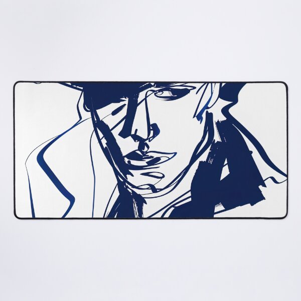Item preview, Detective - Blue Abstract Art designed and sold by shadow-bloom.