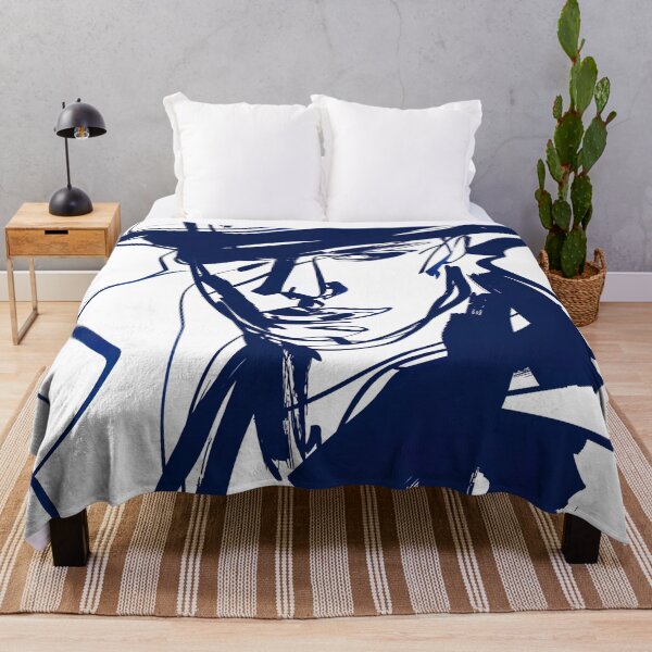 Item preview, Detective - Blue Abstract Art designed and sold by shadow-bloom.