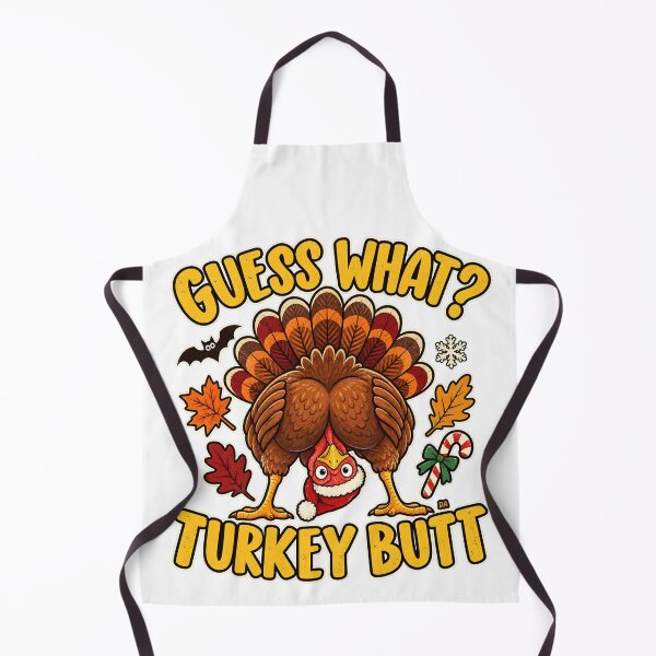 Item preview, Guess What Turkey Butt Funny Thanksgiving Christmas Holiday T-Shirt designed and sold by DesignArtist.ia.
