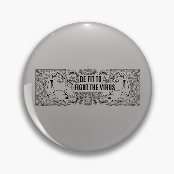 Item preview, Be Fit To Fight The Virus Gym Biceps-90 designed and sold by GilbertFiedlerd.
