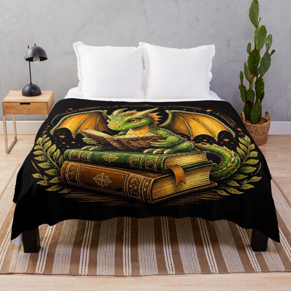 Item preview, Book Dragon Funny Reading Dragon Book Lover designed and sold by roni-harbor.