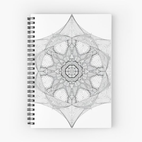 Aperçu de l'œuvre Art fractal abstrait géométrique complexe (oswa : motif artistique complexe en forme d’étoile fractale) créée et vendue par Lespribos .