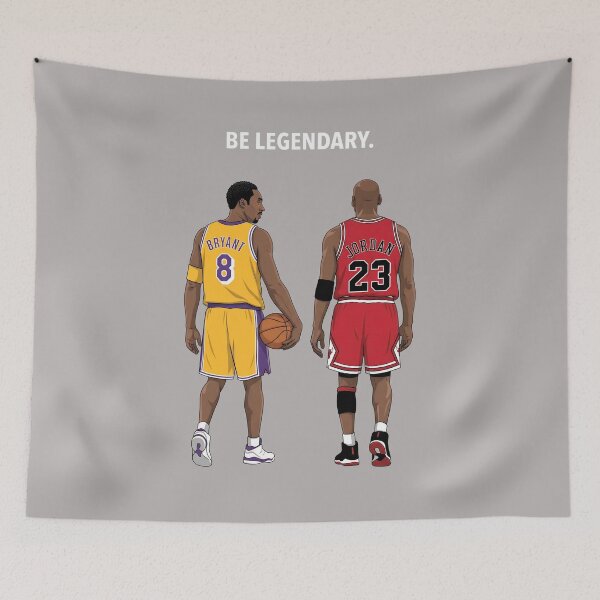 Item preview, Be Legendary Kobe Jordan Basketball Legends-16 designed and sold by GilbertFiedlerd.