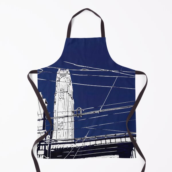 Item preview, Detroit, USA - Blue Abstract Art designed and sold by shadow-bloom.