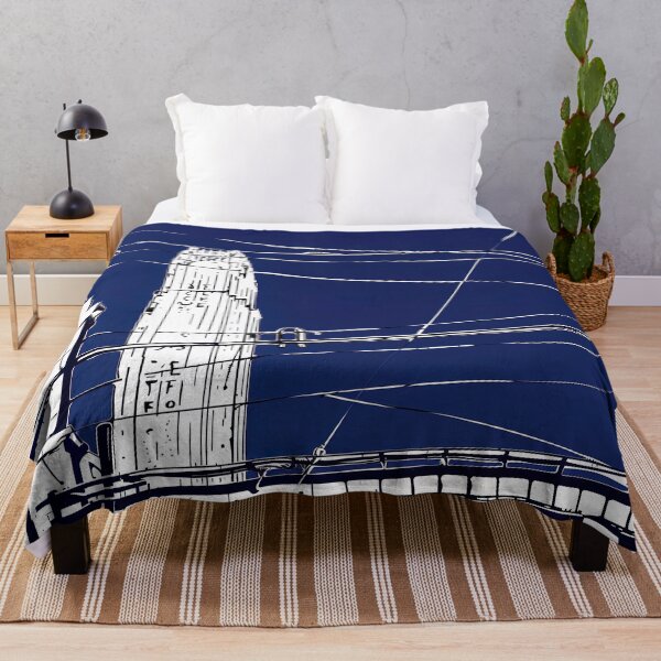 Item preview, Detroit, USA - Blue Abstract Art designed and sold by shadow-bloom.