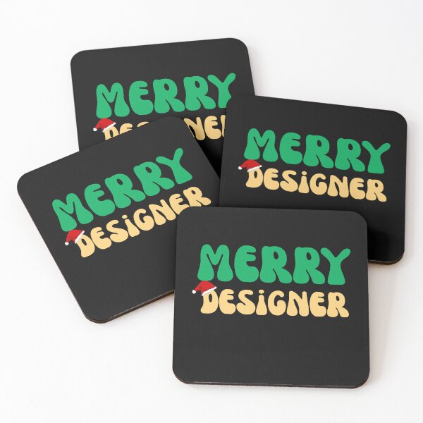 Item preview, Groovy Merry Designer Christmas Graphic Interior Art designed and sold by mumchaosdesigns.