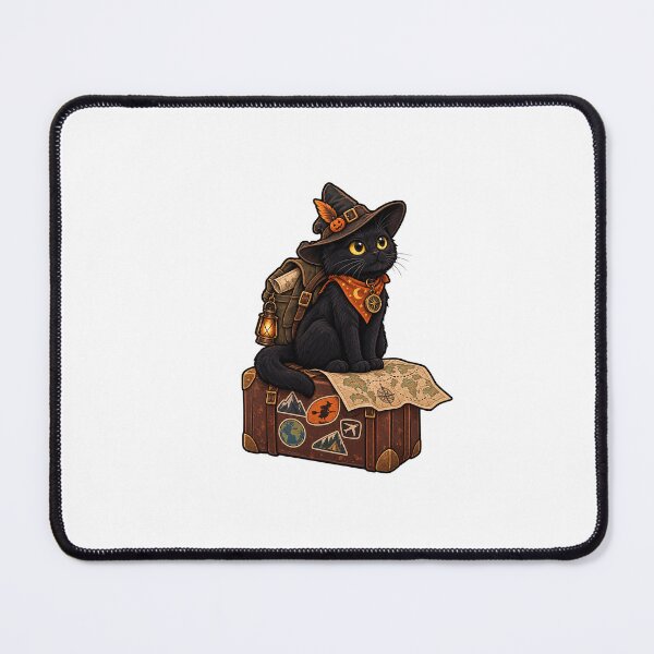 Item preview, Black cat traveler designed and sold by GridiStudio.